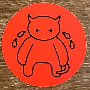 Authentic RADIOHEAD Vintage Amnesiac Era Crying Minotaur Sticker
